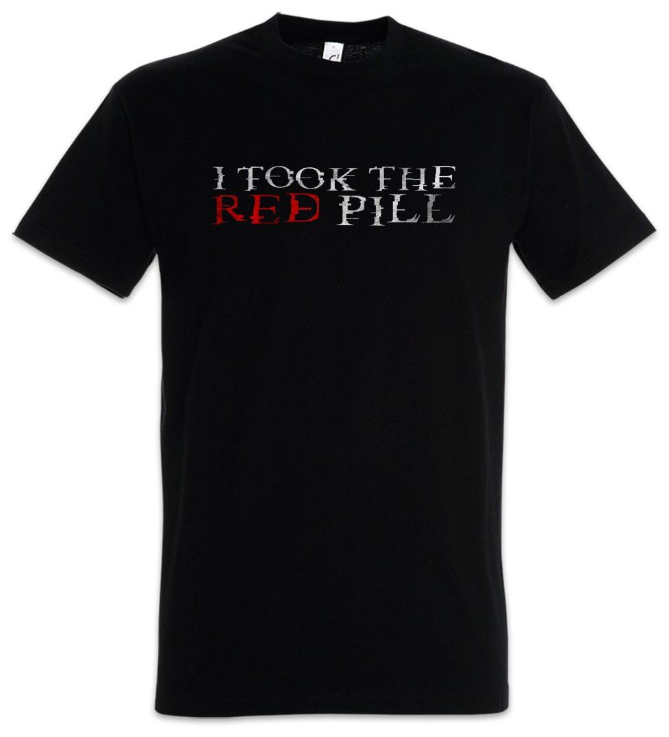 I Took The Red Pill Men s T-Shirt Mens Womens Tees Top Blue Knowledge Freedom Knowledge Freedom L