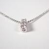 [Used] Ponte Vecchio/Ponte Vecchio K18WG Diamond Pendant/necklace/g480-22