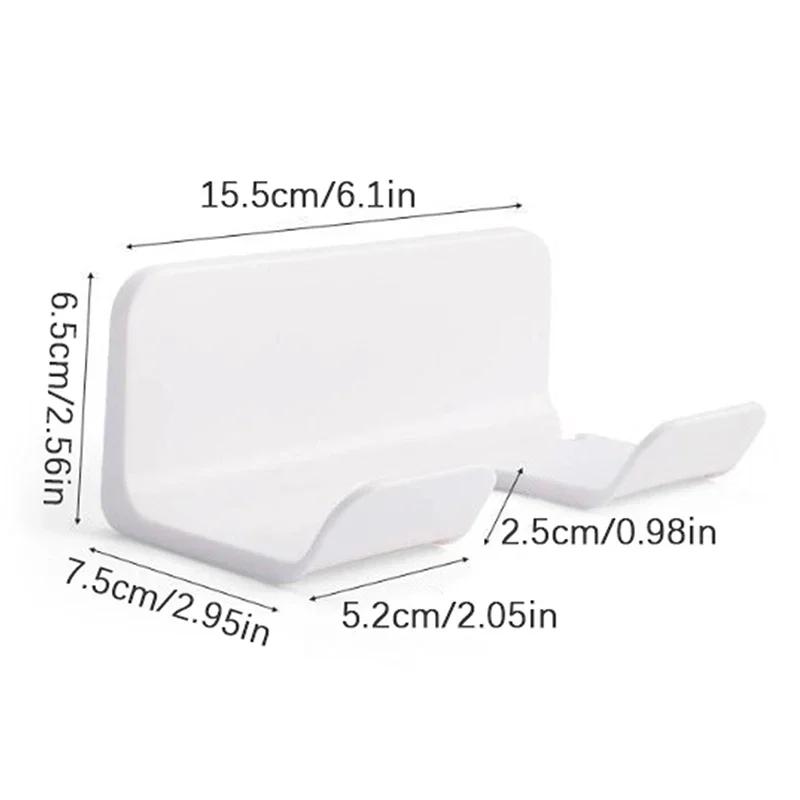 Wall Hair Dryer Holder Rack, Multifunction Bathroom Shelf Organizer for Hairdryer, Straightener & Beauty Tools Storage