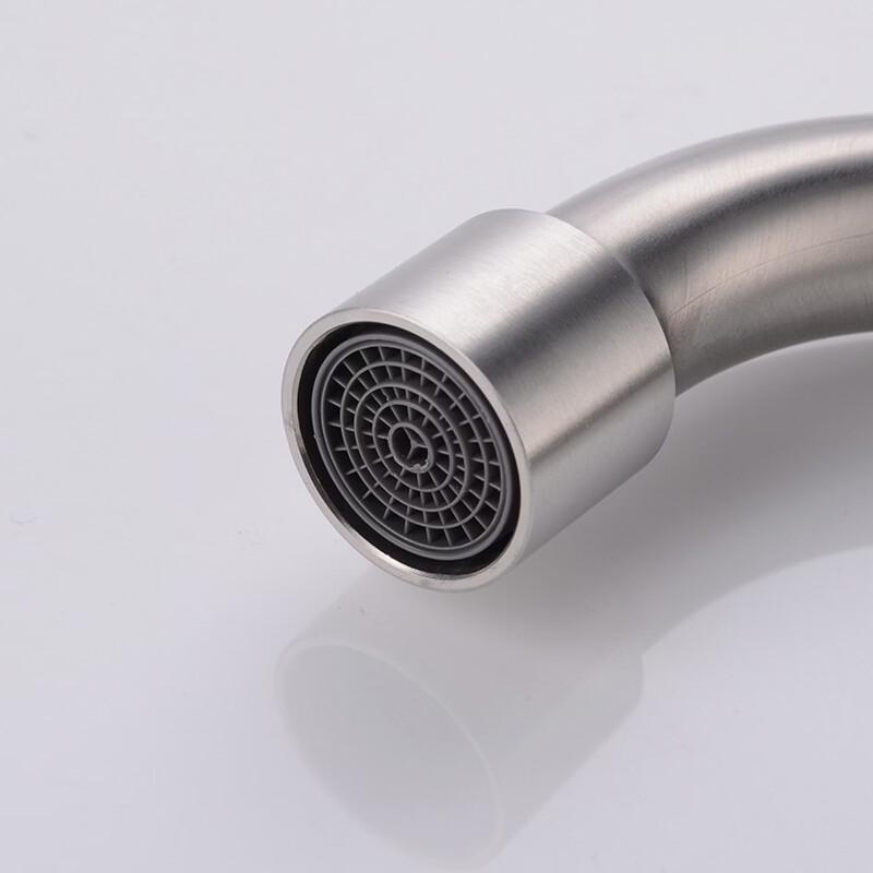 TLXT Stainless Steel L-Shaped Single Cold Kitchen Faucet