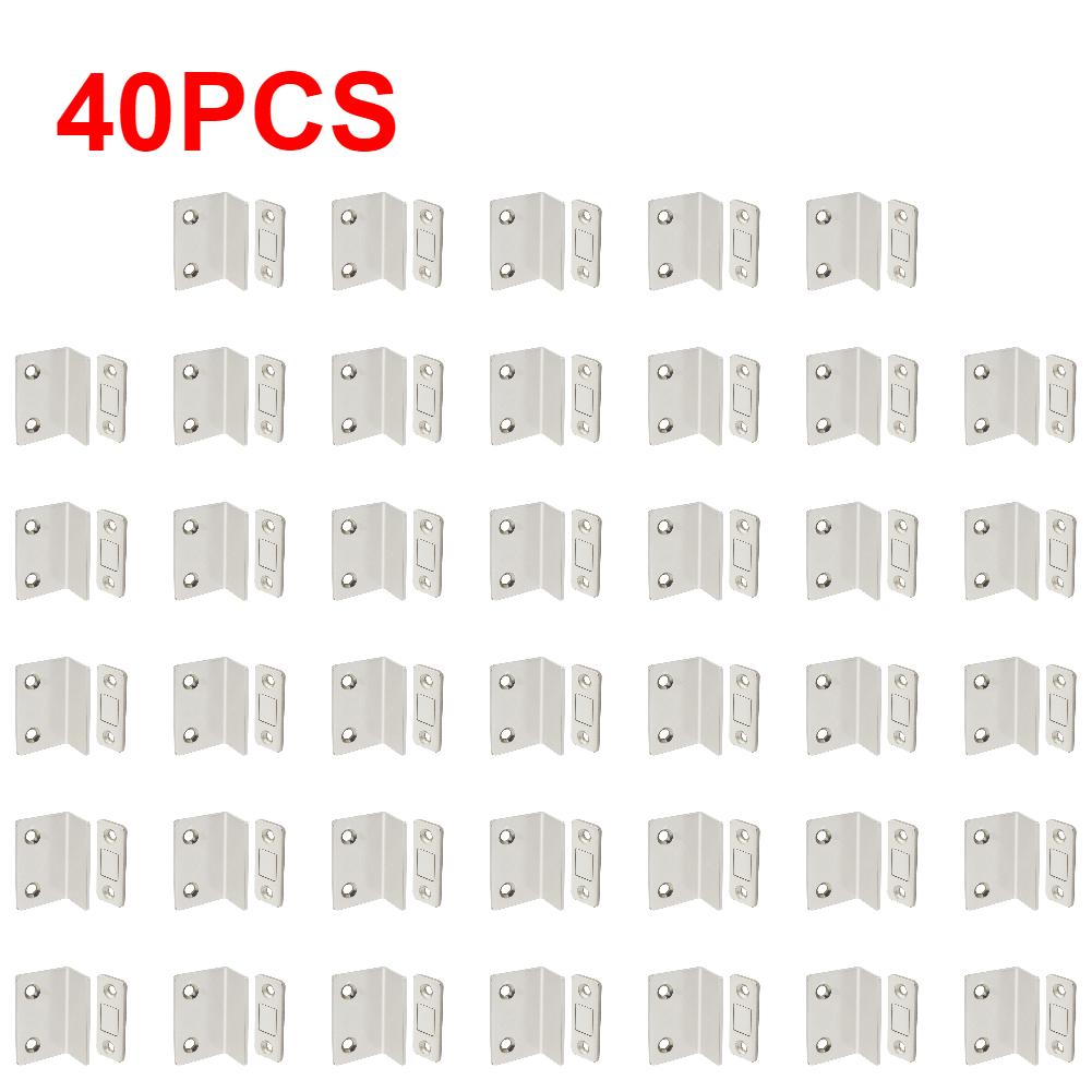 Punch Free Sliding Door Stop Strong Magnetic L-shaped Door Touch Magnetic Suction Invisible Anti Collision Furniture Hardware