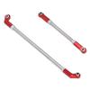 RC Linkage Links Rod Set 104mm Steering Pullrod Servo Rod 7mm Ball Head Set for 1 10 VP F10 Phoenix Axle Bridge Red