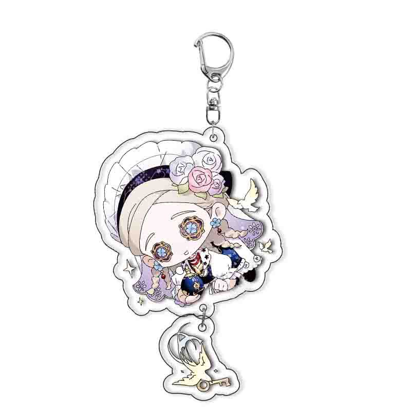 Anime Identity V Acrylic Keychain Couple Cartoon Key Ring Bag Pendant Accessories Birthday Gifts