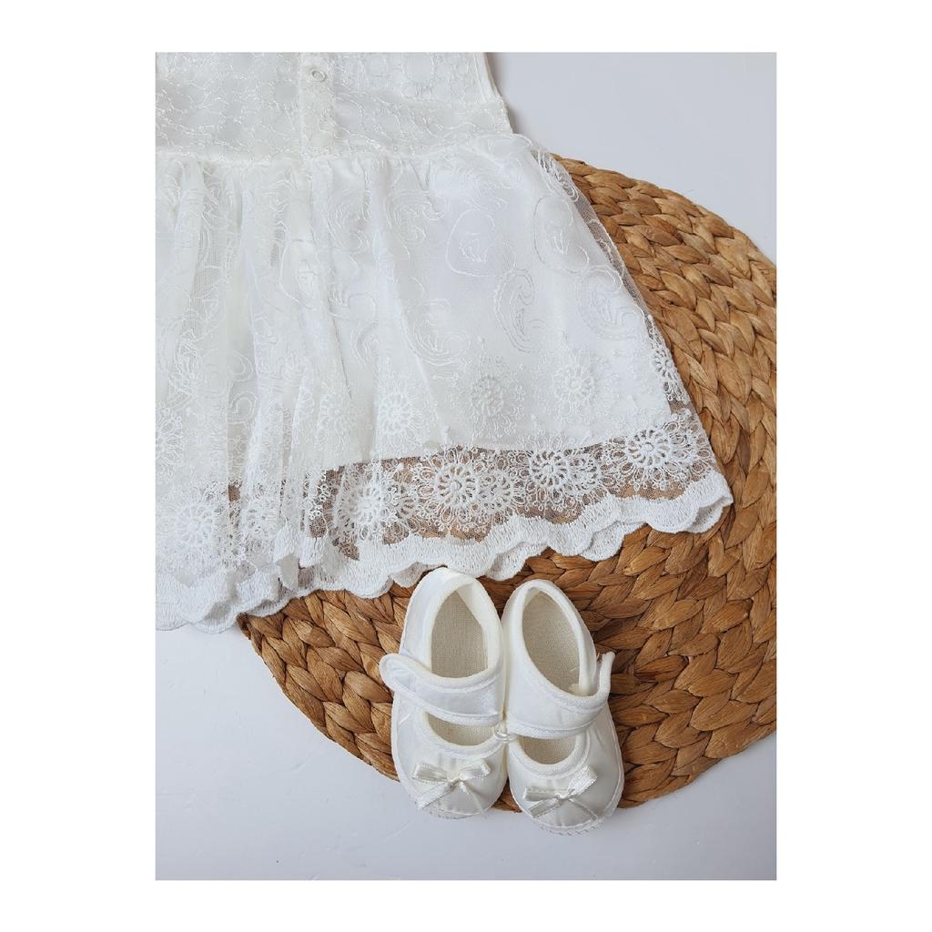 Baby Girl 4 Piece Mevlt Dress, Baby Girl Gift Lace Princess Dress