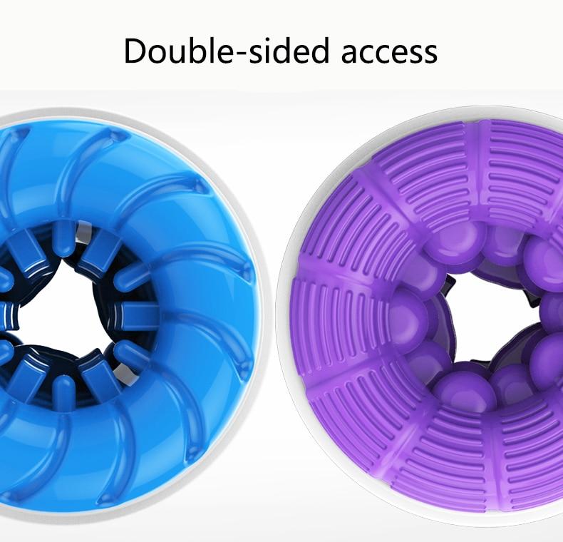 Lila Grün Blau Silikon Masturbator Stroker Hülle Masturbation Masturbatoren