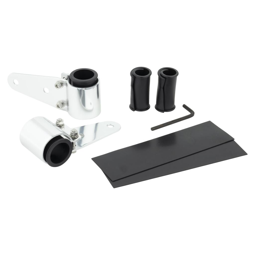 Kijima Piese Motocicletă Suport Far Custom Aluminiu Argintiu 34-43mm 205-0211S