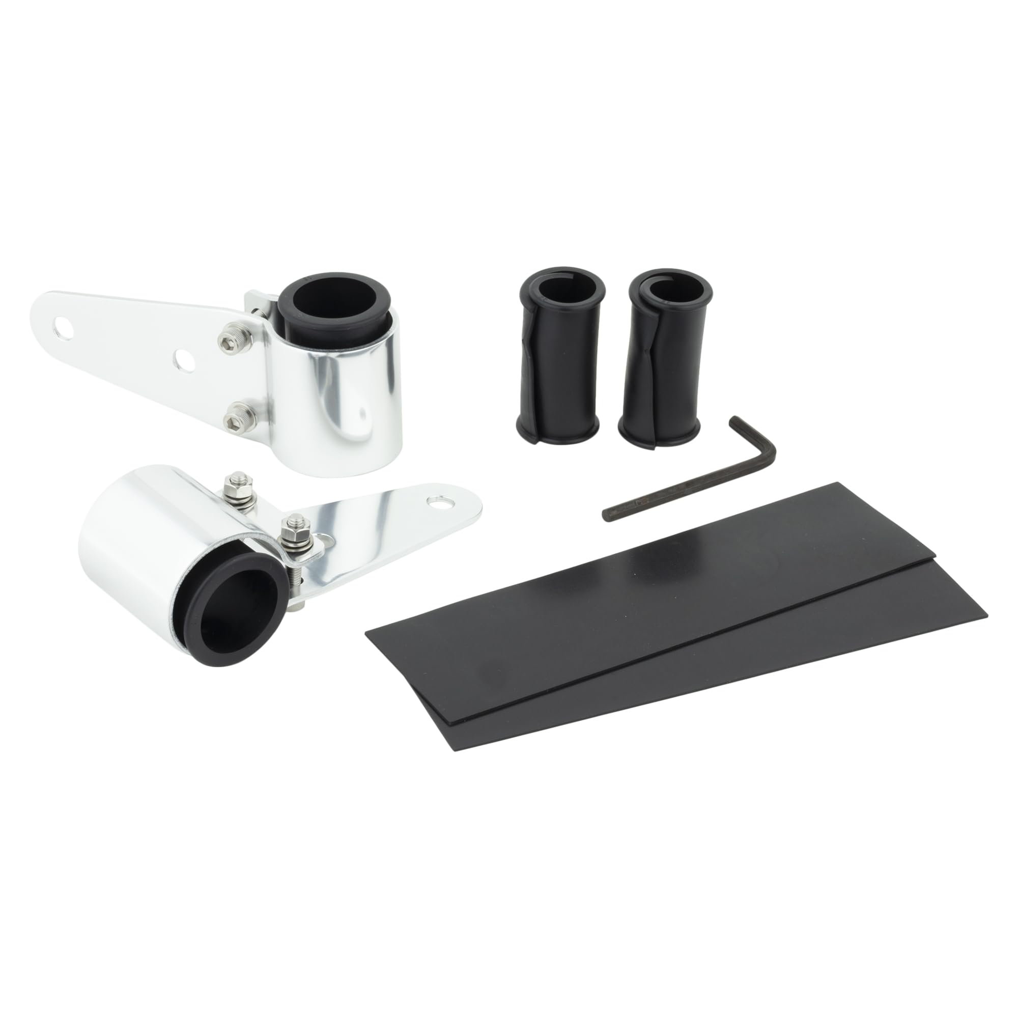 Запчасти для мотоциклов Kijima, фара, стойка, алюминий, серебро, 34–43 мм, 205-0211S