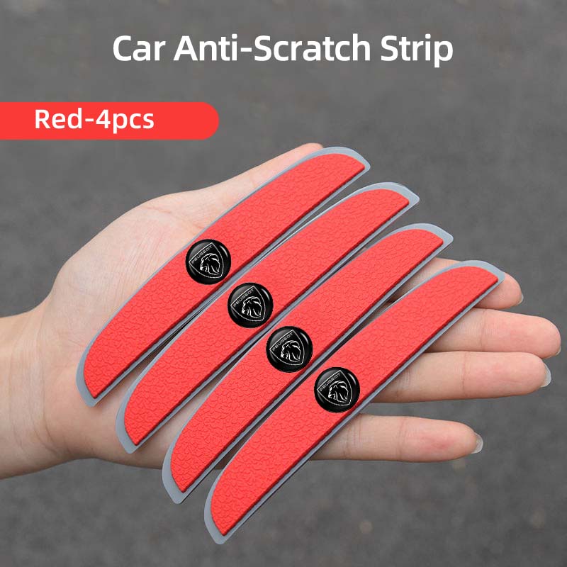 2026 Adesivo Auto Caldo 4 Pezzi Protezione Bordo Portiera Auto Striscia Adesiva Protezione Carrozzeria Auto Per Peugeot 206 307 308 3008 207 208 407 508 20
