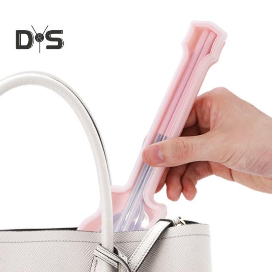 3 sztuk/zestaw zastawa stołowa zestaw sztućców piknikowych Food Grade mała wysoka wytrzymałość łyżka kempingowa widelec zestaw pałeczek