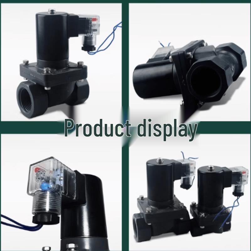UPVC Normally Closed Solenoid Valve with Internal Thread