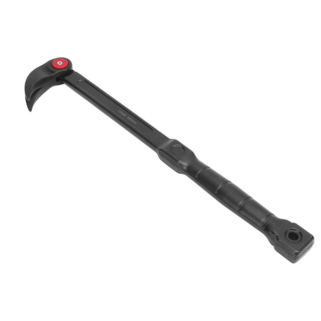 Brekkjernverktøy 14 tommer 180 grader Rotasjon Justerbar vinkel CR V Stål Dekkbrekkjern for Kjøretøyreparasjon