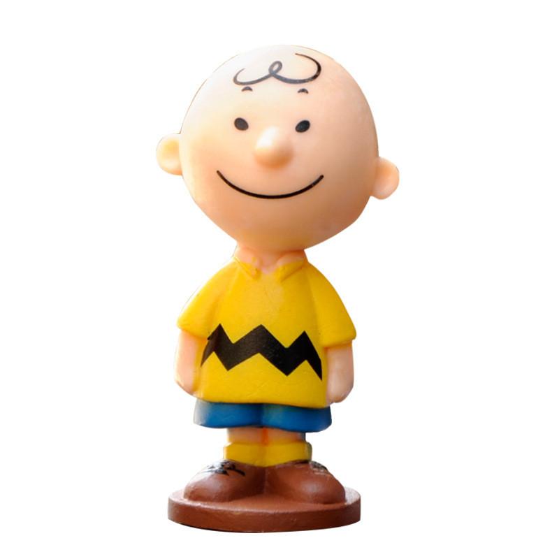 Snoopy Cartoon Pvc Figurine Set For Kids Playroom Decor And Emotional Development Toys