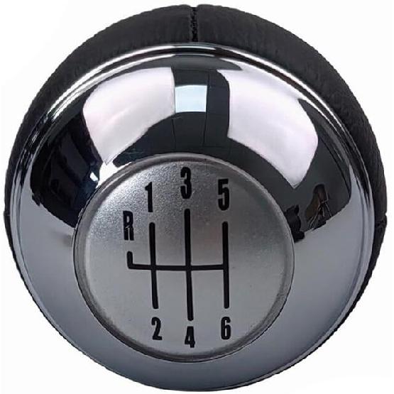 Gear Shift Knob Shifter Cap Compatible for Mini R50 00-2006 Cabrio R53 R52 Cooper (6 Speed Black)