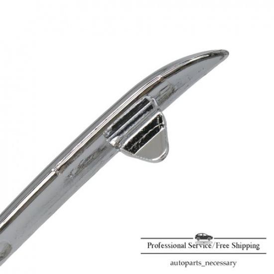 NEW 1Pair Front Bumper Chrome Molding Trim For Mercedes-Benz C250 C300 C350 US