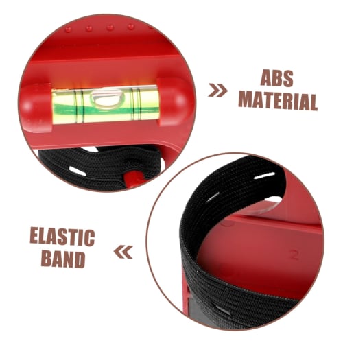 SEWOART 2-Piece Spirit Level, Small Tool, Magnetic Tool, Plastic Level, Folding Tool, Bubble Level, for Campers, Pipes, Angles, Folding