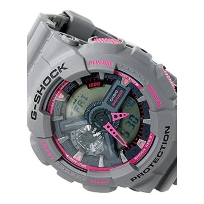 Casio CASIOG-SHOCK series YOUTH series class classic pointer dual display dial sports waterproof quartz movement resin strap Japanese and GA-110TS-8A4