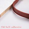 5M Edge Banding Tape Furniture Veneer Sheets U Type Cabinet Table Edge Corner Protector Edge Guard Strip Decor Seal Strip