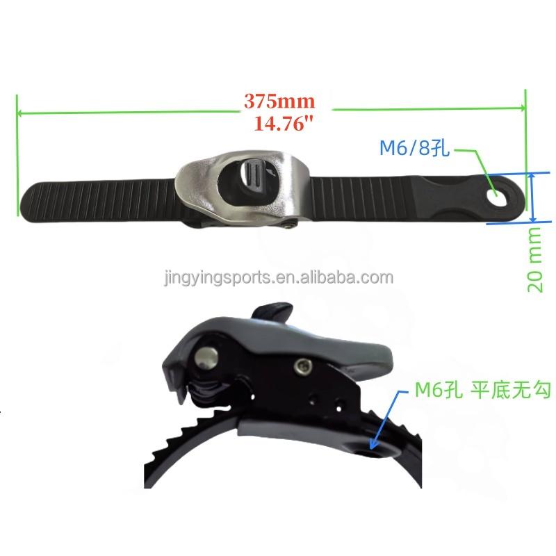 Adjustable Plastic Automatic Belt Buckles Easy-to-Use for Ski Bags & Bindings & Straps