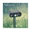 Solar Powered Waterproof Cat Repellent Fox Repellent Garden Ultrasonic Pet Deterrents Solar Animal Repeller Outdoor with Motion Sensor for Bird Dogs R