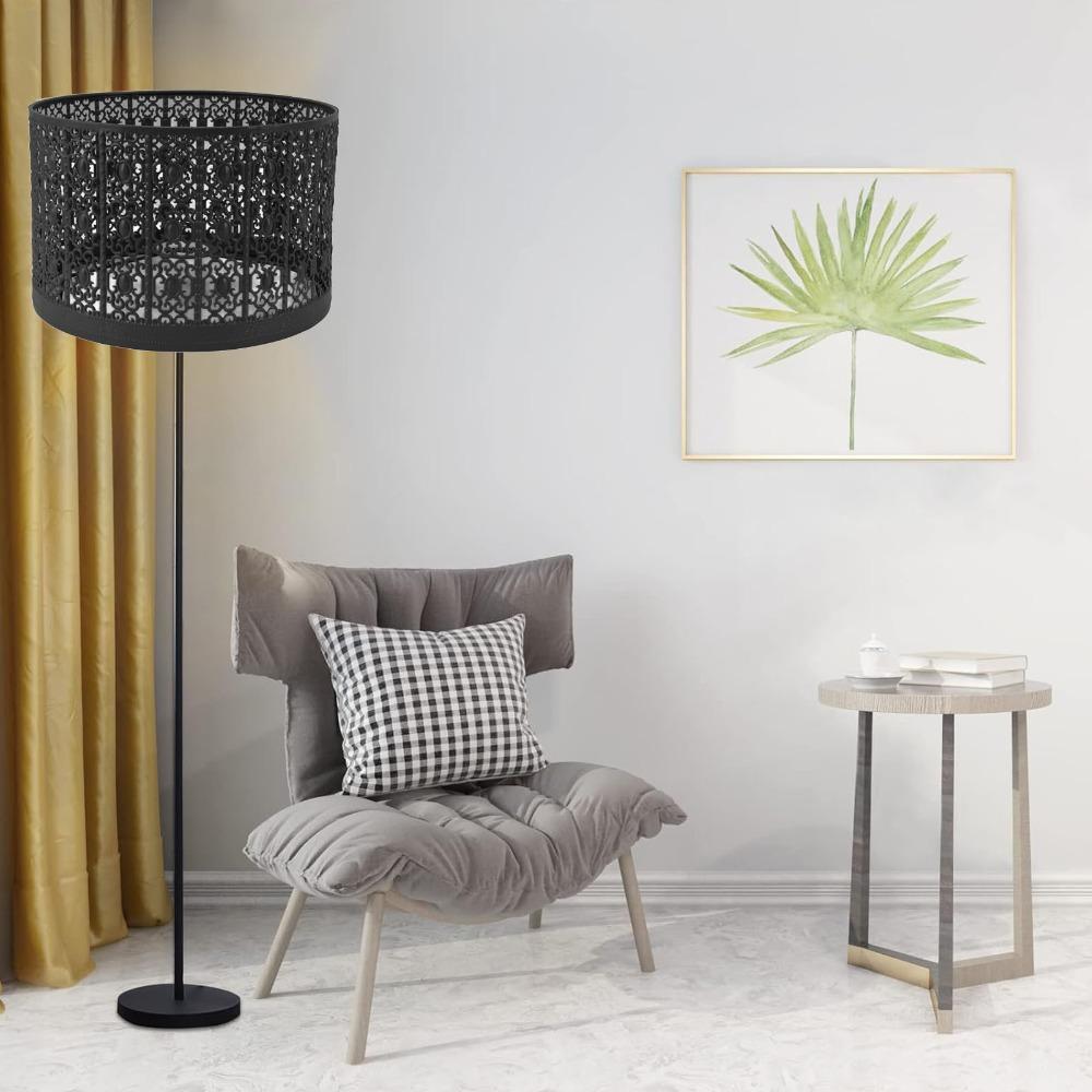 Moderner Eisen-Lampenschirm Geometrisches Muster Mittlere Größe Kronleuchter Lampenschirme Lampenabdeckung Wohnzimmer