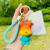 Bear Rainbow Rabbit Toy Keychain Alloy Material School Bag Pendant Decoration