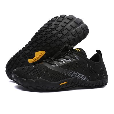 Pantofi sport minimalisti desculț pentru bărbați, cu talpă largă, fără dropuri, unisex, cu lățime largă, la modă, respirabil, cu plasă, desculț, cu degete largi, talpă moale