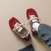 Weiwei Girl Retro Röda Damsneakers 2025 - Höst Casual Sportskor Inspirerade av Forrest Gump