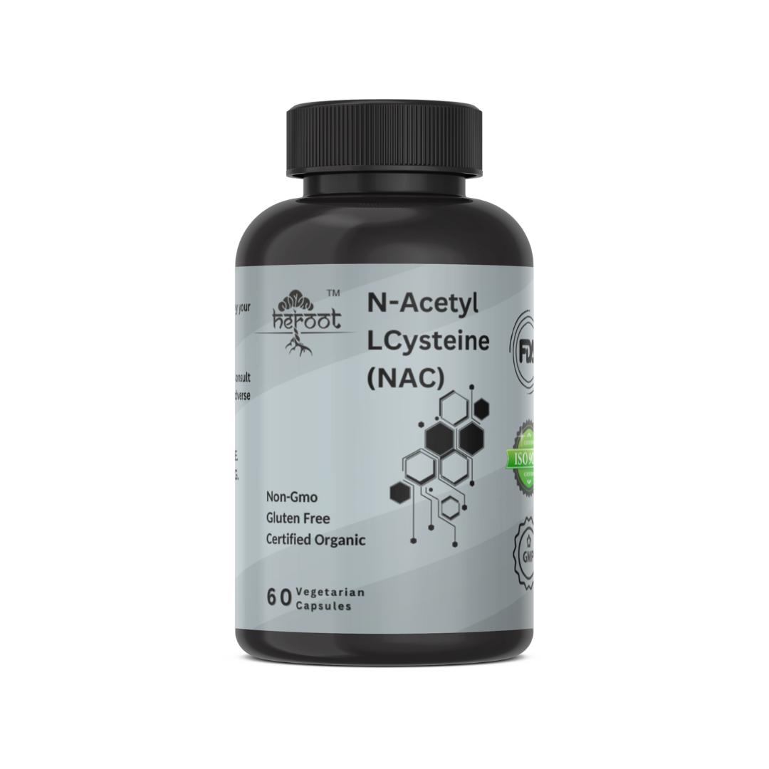 Heroot NAC N-Acetyl Cysteine Antiossidante Anti-Aging Supporto e amminico per il fegato