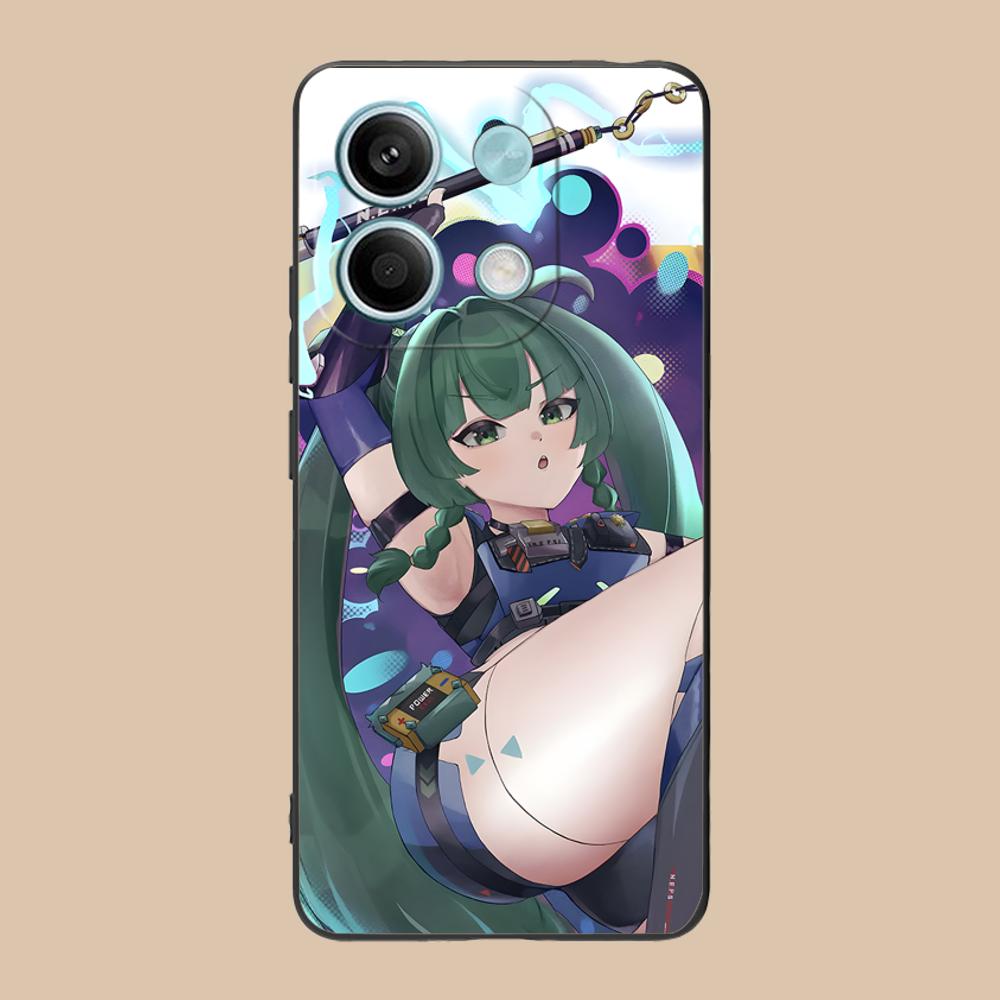

Zenless Zone Zero QingYi Phone Case for POCO F7 F6 F5 F4 F3 F2 Pro GT C75 C71 C65 C61 C40 Pro Ultra Colorful Printing Cover Poco F7