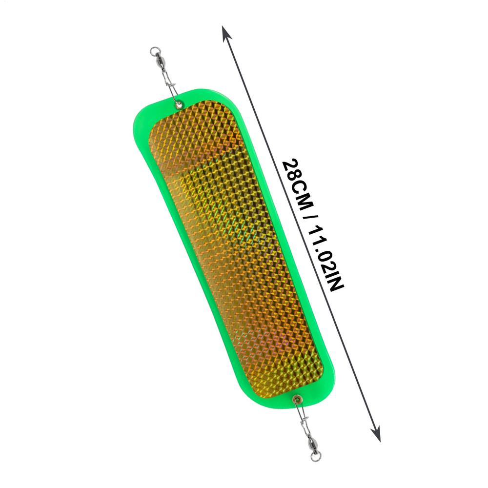 Fishing Laser Reflective Sheet Outdoor Fishing Trolling Flasher Sturdy Fishing Reflector for Trolling Salmon Fishing Accessories