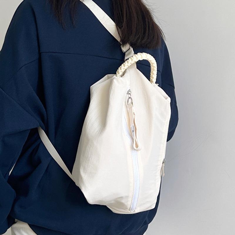 Multifunctional messenger bag men's and women's casual lightweight shoulder bag handbag yoga fitness bag cycling backpack large capacity