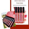 8pcs Velvet Matte Lip Glaze Se tDurable Moisturizing Non Fading Waterproof