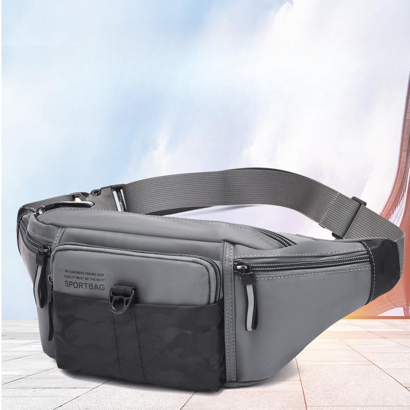 Geantă de Talie, Pânză Oxford, Geantă de Talie Impermeabilă, Sporturi în Aer Liber, Geantă pentru Telefon pentru Alergat, Multifuncțională, Geantă de Umăr pentru Ciclism, Cadou de Sărbători