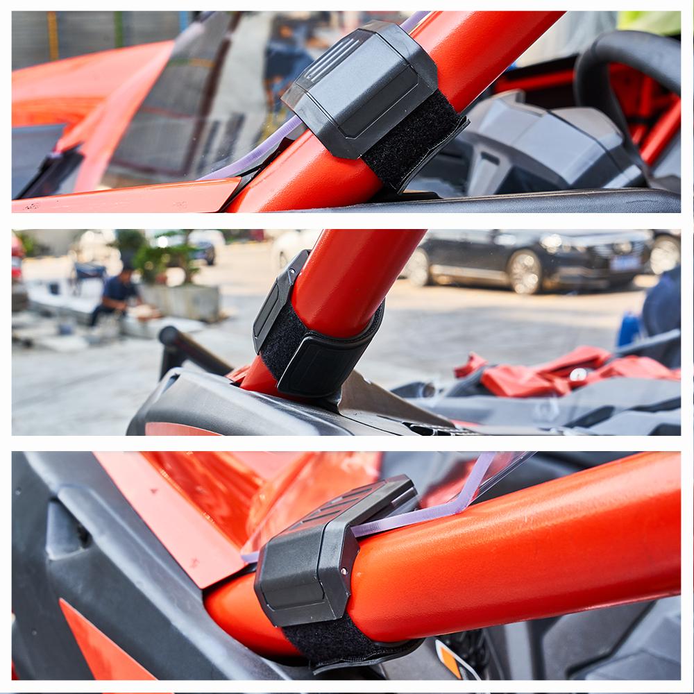 UTV 1.5-2.3" Windshield Window HD Clamp for Can-Am Maverick X3 Commander Compatible with Polaris RZR XP 1000 Ranger for CFmoto