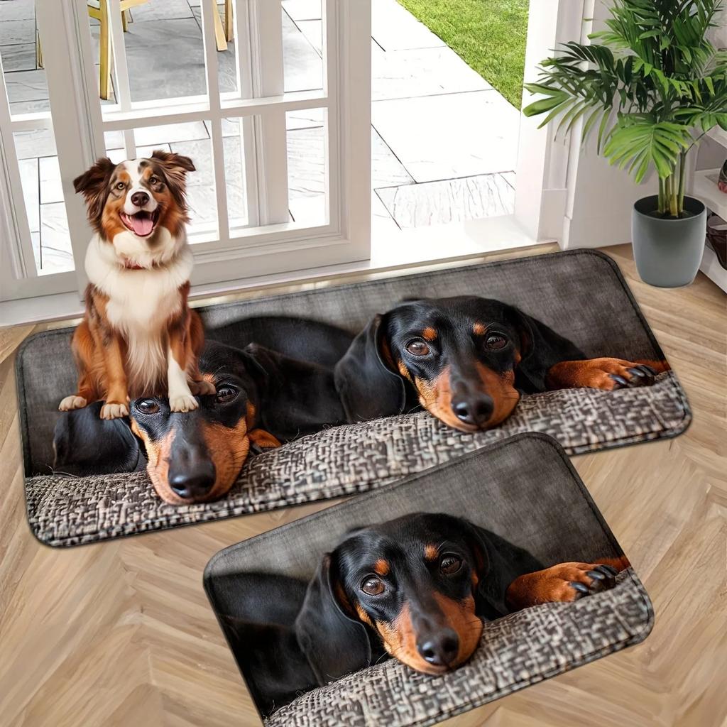 1 STK Blumen Willkommen Muster Fußmatten Küchenteppiche Rutschfest Pop Design Badezimmerteppiche Badematte Teppich für Zuhause Spüle Wäsche Dekor