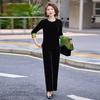 2026 Velvet Retro Suit for Mothers: Stylish Spring/Autumn Vest Jacket In Chinese National Style
