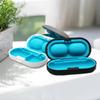 1Pcs Hard Shell Hearing Aid Protective Case Portable Water-resistant Storage Organizer for Outdoor Travel Use