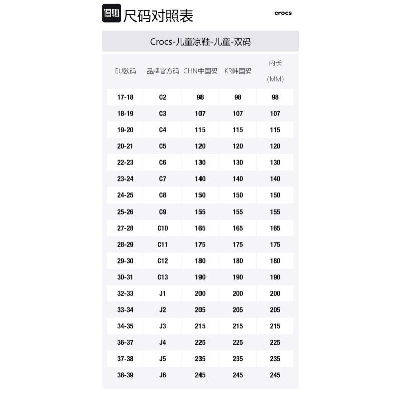 Crocs Versatile Comfortable Non-Slip Children's Sandals Grey Children's Model