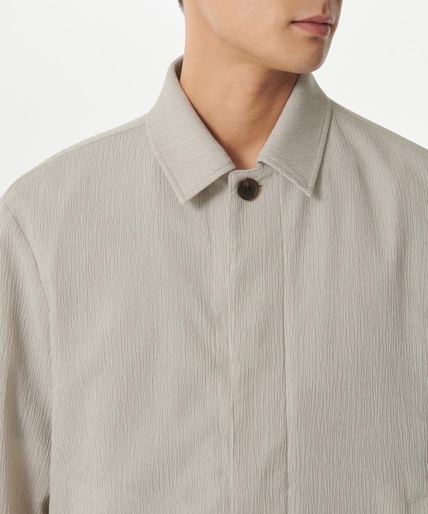 Musinsa Standard Crinkle Minimalist Jacket [Light Beige]