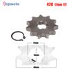 428# 17mm Teeth Front Engine Sprocket 10 11 12 13 14 15 16 17 18 19T For Dirt Pit Bike ATV Quad Go Kart Buggy Scooter Motorcycle