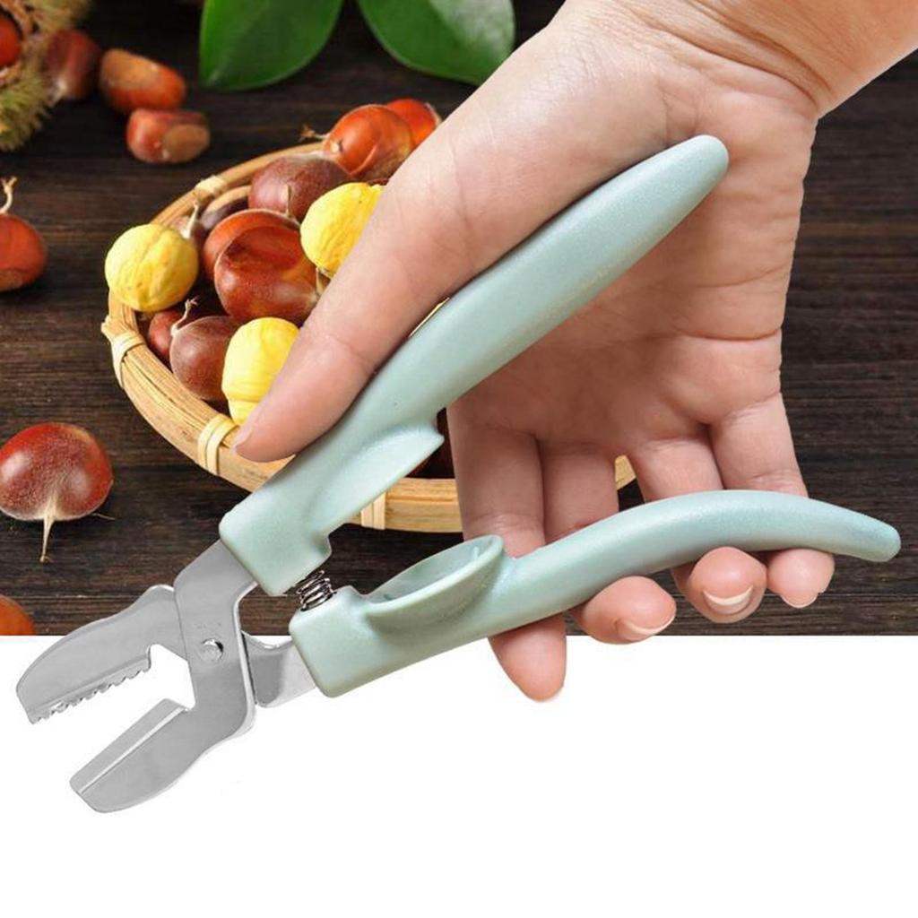Chestnut Clip Nutcracker Multifunctional Kitchen Tools for Seafood Blue