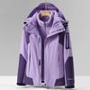 Outdoor Windproof and Waterproof Removable Jacket Three-in-one Winter Warm Jacket