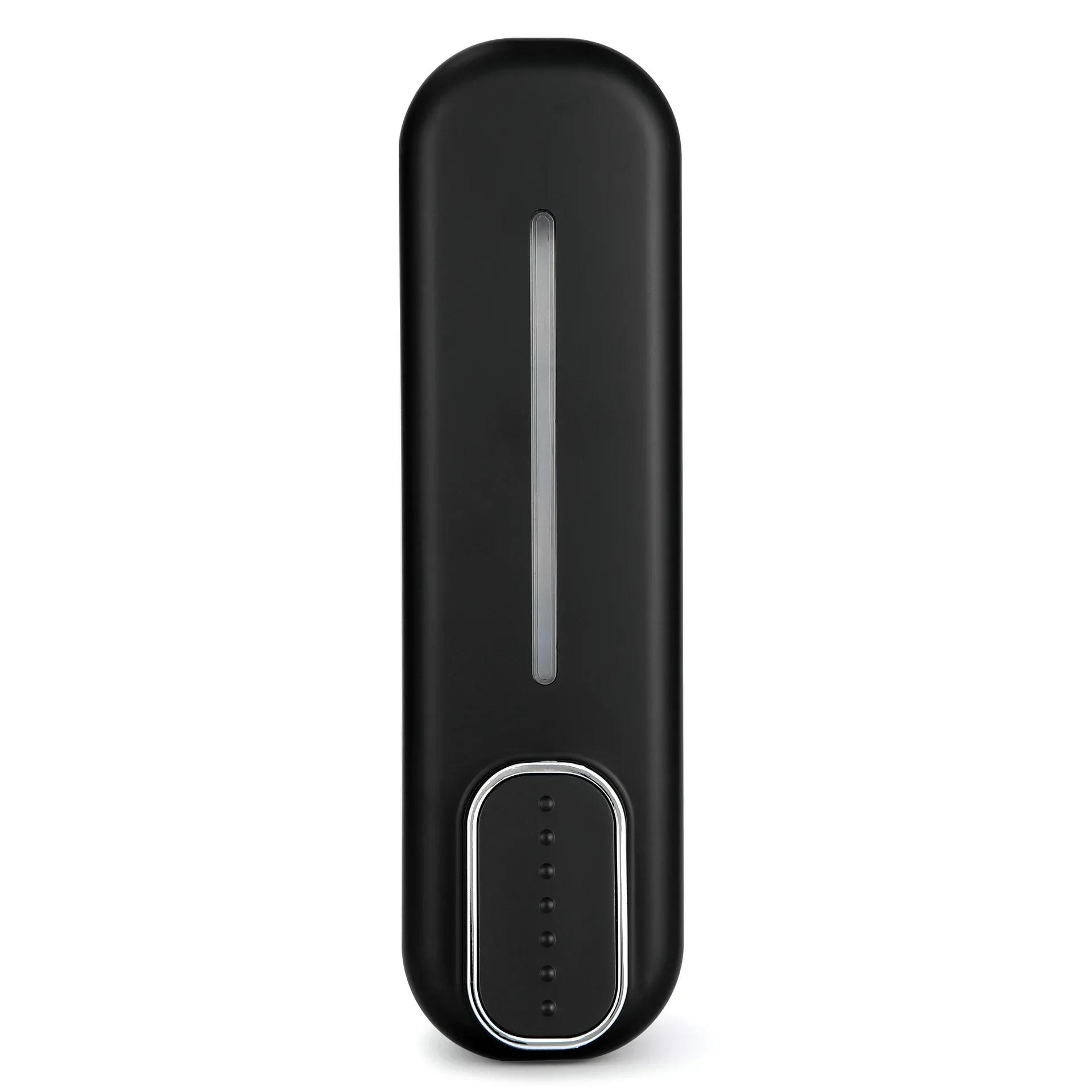 

Настінний дозатор гелю для рук 300 мл Ручний дозатор мила Контейнери для рідини для торгових центрів готелів Лікарні Аксесуари для ванної кімнати чорний