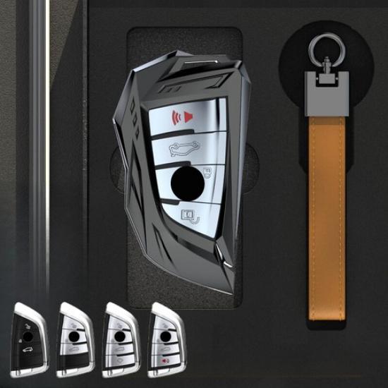 Zinc Alloy TPU Car Key Case Cover For BMW X1 X2 X3 X4 X5 X6 X7 1 2 3 4 5 6 7 8