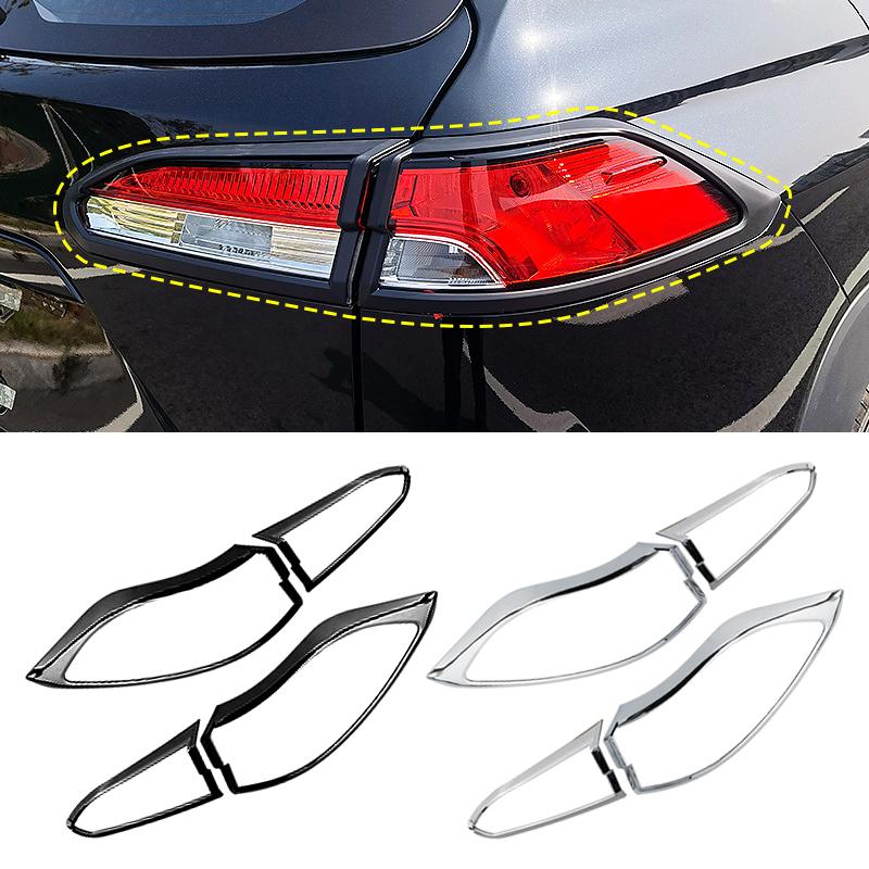 For Toyota Corolla Cross XG10    2024 2025 ABS Car Taillight Lamp Decoration Frame Cover Rear Light Trim Stickers