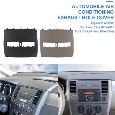 For Nissan Tiida 2005-2011 Car Air Conditioner Outlet Finisher-Instrument Panel Air Conditioning Vents Cover Shell