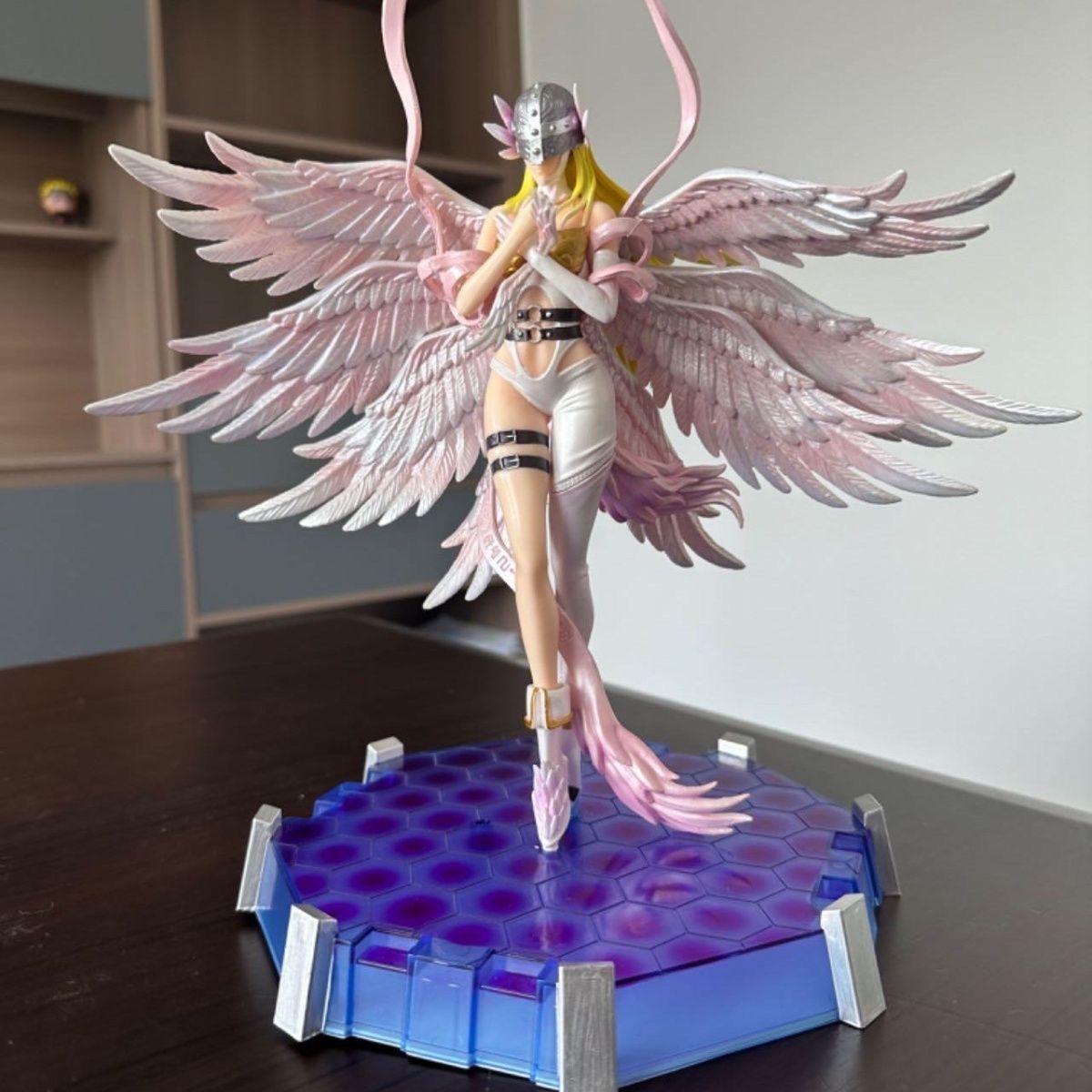 

Digimon Adventure Figure Angemon Action Figurine Angewomon Statue 28cm Pvc Collection Desk Ornament Model Birthday Gift no box