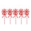 Mehrfarbiger Weihnachtsbonbon-Schmuck Festival Weihnachtsbaumschmuck mit bunten Zuckerstangen-Designs
