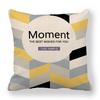 Custom Geometric Abstract Symmetrical Linen Pillowcase
