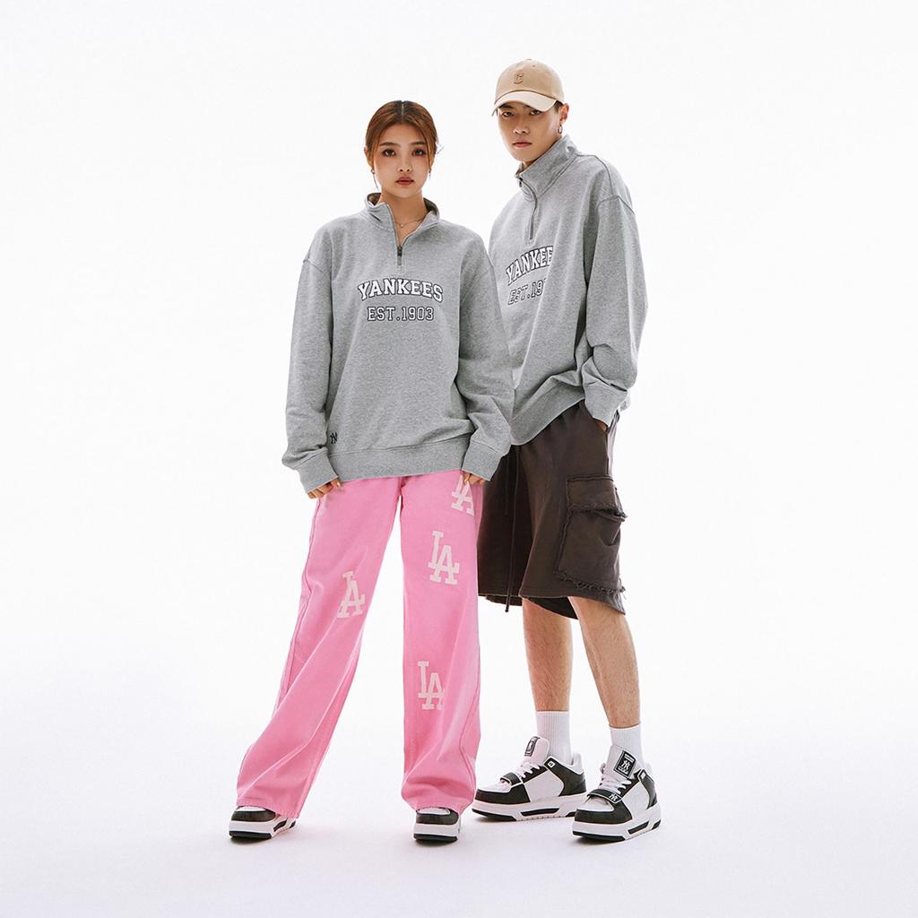 MLB SS24 Sweatshirt Unisex Light Gray 3AMTV0341-50MGS